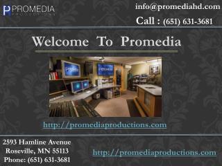 Video equipment rental Minneapolis MN