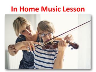 In home music lesson