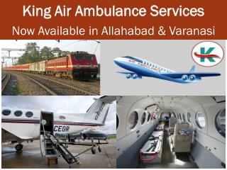 Get King Air Ambulance Services in Varanasi