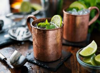 Copper Mugs for Moscow Mule Cocktails