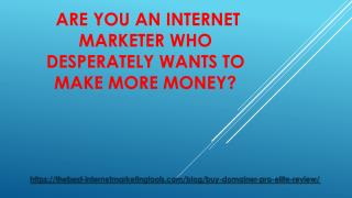 Buy Domainer Elite Pro Review - Domainer Elite Pro - Make $2000/wk w/Domainer Elite Pro