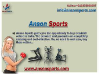Anson Sports Brings Cheapest Gym Equipment Price in India