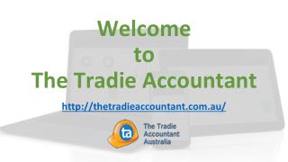 The Tradie Accountant is a network of qualified accountants