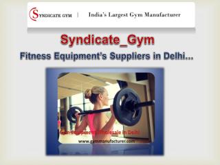 Gym equipment in Delhi