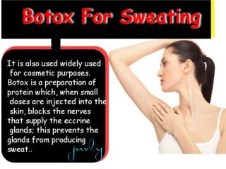 Hyperhidrosis Treatments | Excessive Sweating Treatment