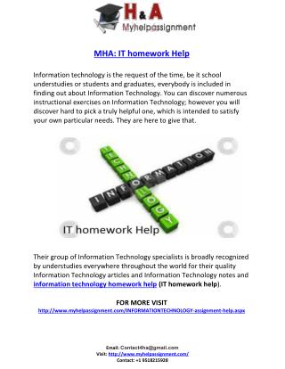 IT homework Help