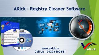 Akick - Registry Cleaner Software