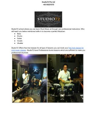 Professional Rock Music School Singapore