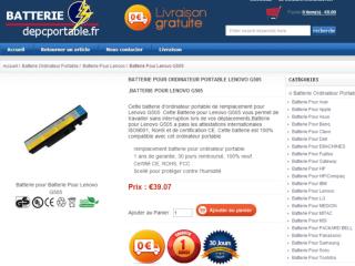 BATTERIE POUR ORDINATEUR PORTABLE LENOVO G505 ,BATTERIE POUR LENOVO G505