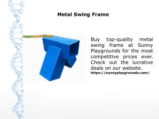 Metal Swing Frame