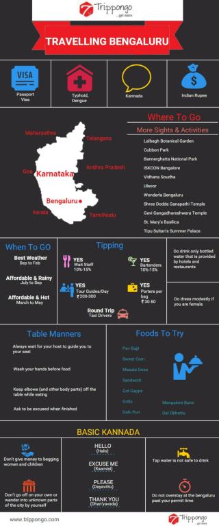Bengaluru Travelling Infographic - Trippongo