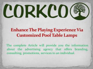 Enhance The Playing Experience Via Customized Pool Table Lamps