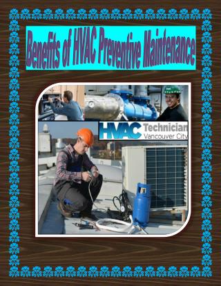 Benefits of HVAC Preventive Maintenance