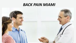 Back Pain Miami