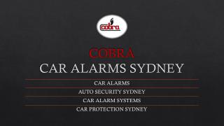 Cobra Australasia Pty Ltd - Offers the Best way to protect your car