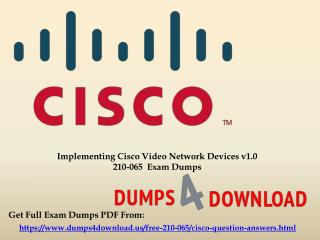 March Latest Cisco 210-065 Exam Dumps Questions