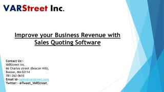 Improve your Business Revenue with Sales Quoting Software