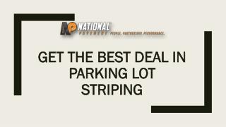 Get the Best Deal in Parking Lot Striping