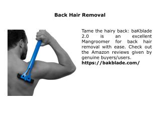 Back Hair Removal