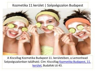 Kozmetika Budapest | Kozmetika XI kerület