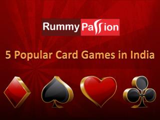 5 Popular Card Games in India