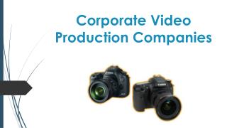 Corporate Video Production Companies