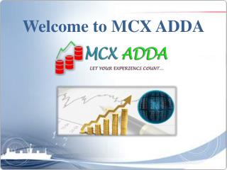 Importance of live mcx international rate in stock market