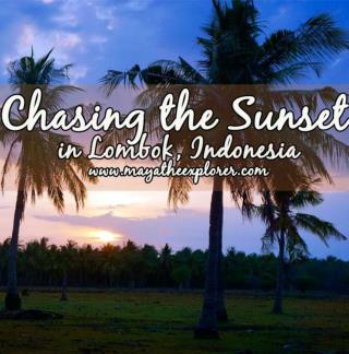Chasing the Sunset in Lombok, Indonesia
