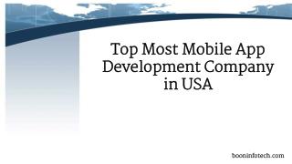 Looking For Top Most Mobile App Development Company