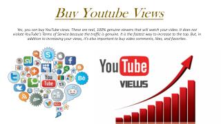 Buy Youtube Views - Getcheapviews.com