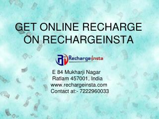 Get online recharge on rechargeinsta