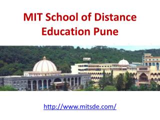 MIT School of Distance Education Pune