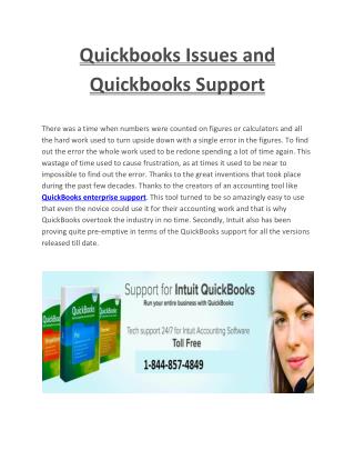 Quickbooks Issues and Quickbooks Support