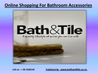 Online Shopping For Bathroom Accessories