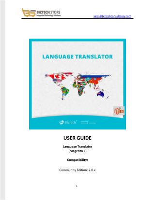 Language Translator Magento 2 Extension