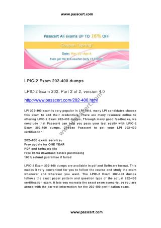 LPIC-2 Exam 202-400 dumps