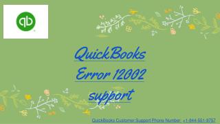 QuickBooks payroll error 12002