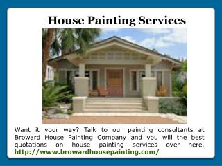 Painting Company In Broward