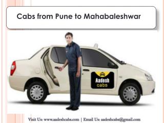 cabs from Pune to Mahabaleshwar