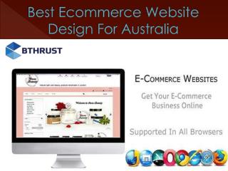 Best Ecommerce website design for Australia