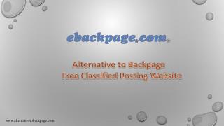 Alternative to Backpage