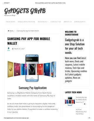 Samsung Pay App