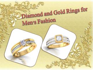 Diamond and Gold Rings for Men’s Fashion