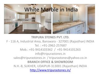 White Marble in India