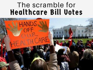 The scramble for healthcare bill votes