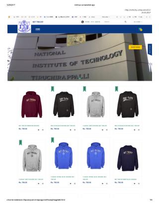 Customized Merchandise for NIT Trichy