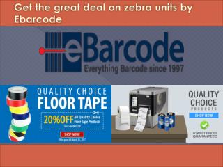 Get the best Barcode supplies from ebarcode