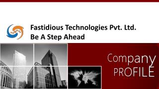 Web Development Company - Fastidious Technologies