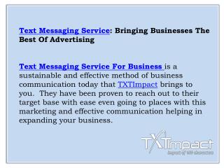 Text Messaging Service For Business | Business Text Messaging