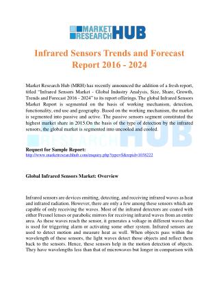 Infrared Sensors Trends and Forecast Report 2016 – 2024